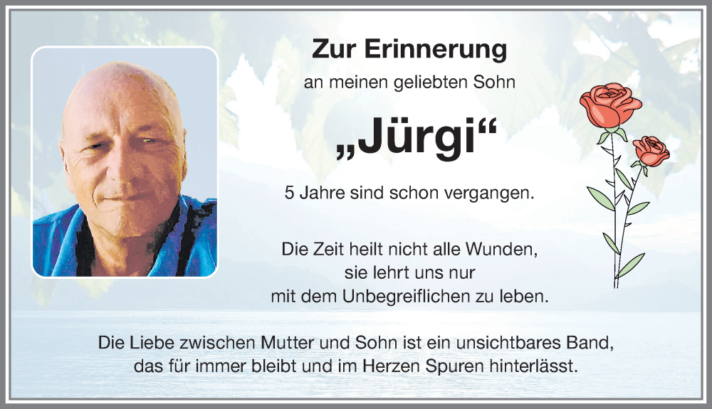 Traueranzeige von Jürgi  von Memminger Zeitung