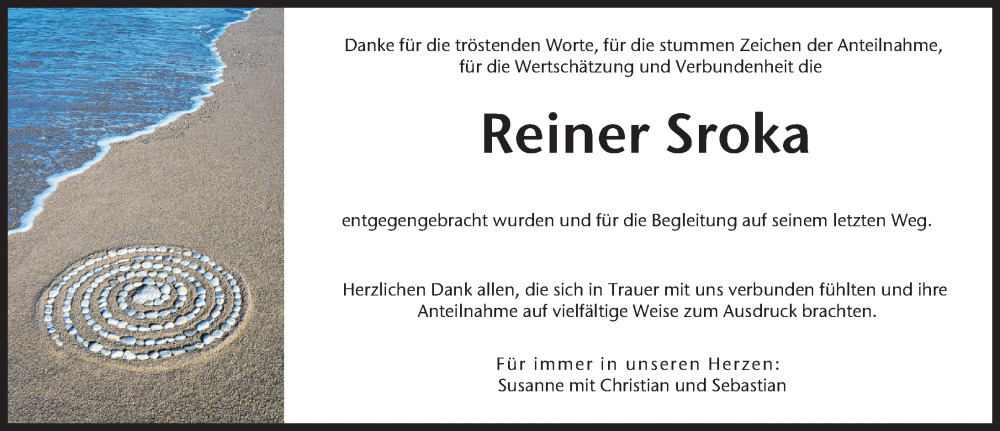  Traueranzeige für Reiner Sroka vom 18.02.2023 aus Augsburger Allgemeine