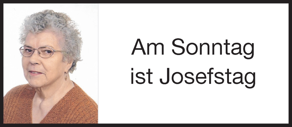  Traueranzeige für Joseftag  vom 18.03.2023 aus Günzburger Zeitung