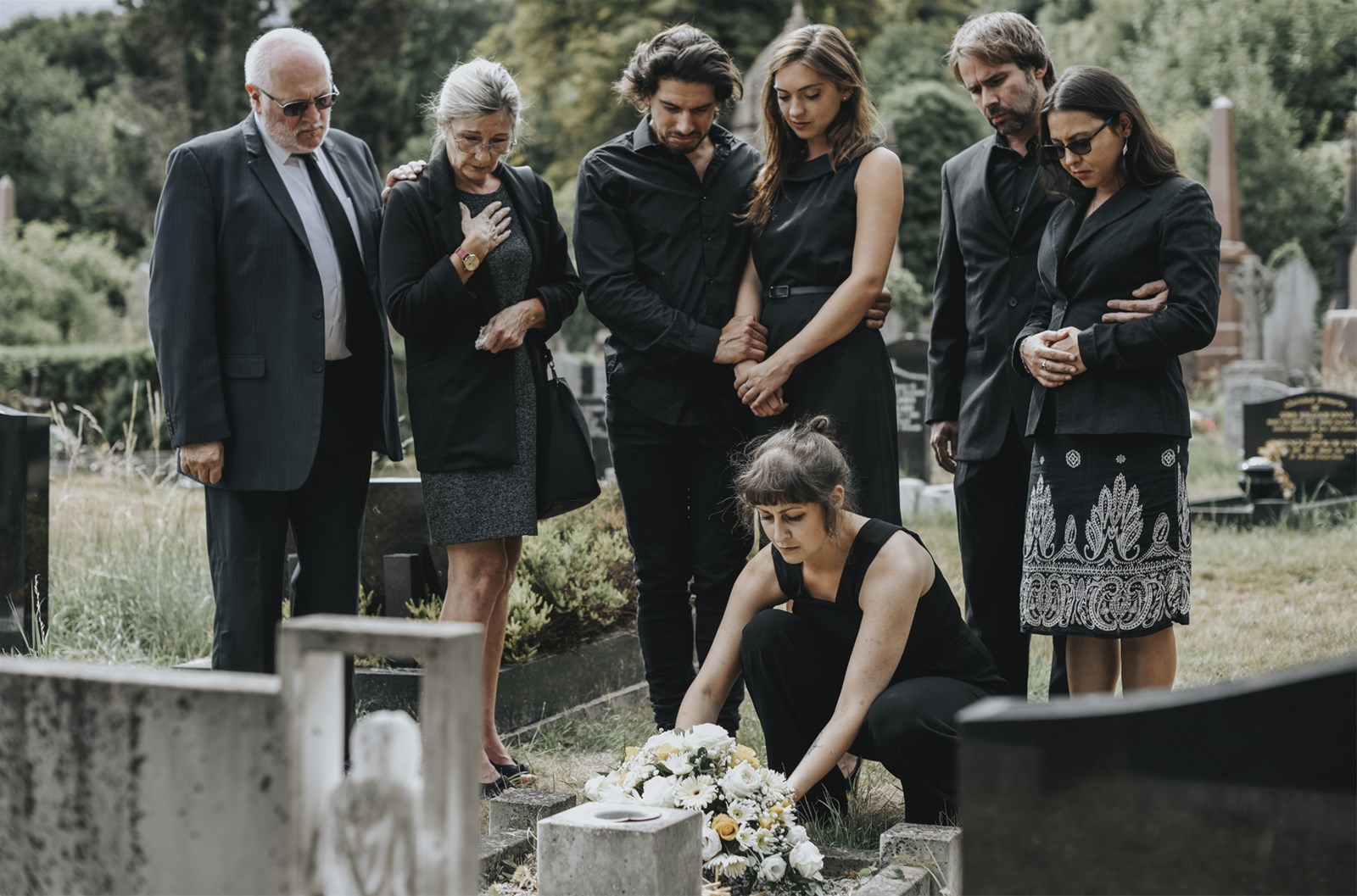 Kleidung Beerdigung